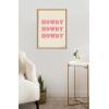 imageKate and Laurel Sylvie Howdy Framed Canvas Wall Art by Tnia Garca 18x24 Natural Cute Western Cowboy Art for Wall
