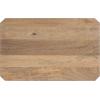 imageKate and Laurel Talcott Modern Square Wood Drink Table 12 x 12 x 28 Black Transitional Decorative TwoTier Pedestal Table for Use as Plant Stand Indoors or Living Room Decor AccentNatural
