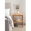 imageKate and Laurel Talcott Modern Square Wood Drink Table 12 x 12 x 28 Black Transitional Decorative TwoTier Pedestal Table for Use as Plant Stand Indoors or Living Room Decor AccentNatural