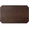 imageKate and Laurel Talcott Modern Square Wood Drink Table 12 x 12 x 28 Black Transitional Decorative TwoTier Pedestal Table for Use as Plant Stand Indoors or Living Room Decor AccentDark Brown