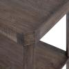 imageKate and Laurel Talcott Modern Square Wood Drink Table 12 x 12 x 28 Black Transitional Decorative TwoTier Pedestal Table for Use as Plant Stand Indoors or Living Room Decor AccentGrey