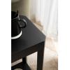 imageKate and Laurel Talcott Modern Square Wood Drink Table 12 x 12 x 28 Black Transitional Decorative TwoTier Pedestal Table for Use as Plant Stand Indoors or Living Room Decor AccentBlack