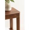 imageKate and Laurel Talcott Modern Square Wood Drink Table 12 x 12 x 28 Black Transitional Decorative TwoTier Pedestal Table for Use as Plant Stand Indoors or Living Room Decor AccentWalnut Brown