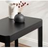 imageKate and Laurel Talcott Modern Square Wood Drink Table 12 x 12 x 28 Black Transitional Decorative TwoTier Pedestal Table for Use as Plant Stand Indoors or Living Room Decor AccentBlack