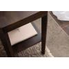 imageKate and Laurel Talcott Modern Square Wood Drink Table 12 x 12 x 28 Black Transitional Decorative TwoTier Pedestal Table for Use as Plant Stand Indoors or Living Room Decor AccentDark Brown