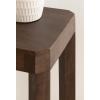 imageKate and Laurel Talcott Modern Square Wood Drink Table 12 x 12 x 28 Black Transitional Decorative TwoTier Pedestal Table for Use as Plant Stand Indoors or Living Room Decor AccentDark Brown