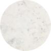 imageKate and Laurel Tira Elegant Round Drink Table 10 x 22 White Marble and Silver Modern Glam Circle Martini Table for Use as a Small Bedroom Nightstand or Living Room Plant Stand OptionGold