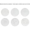 imageKate and Laurel Tira Elegant Round Drink Table 10 x 22 White Marble and Silver Modern Glam Circle Martini Table for Use as a Small Bedroom Nightstand or Living Room Plant Stand OptionBlackWhite