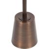 imageKate and Laurel Tira Elegant Round Drink Table 10 x 22 White Marble and Silver Modern Glam Circle Martini Table for Use as a Small Bedroom Nightstand or Living Room Plant Stand OptionBronze