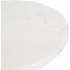 imageKate and Laurel Tira Elegant Round Drink Table 10 x 22 White Marble and Silver Modern Glam Circle Martini Table for Use as a Small Bedroom Nightstand or Living Room Plant Stand OptionGold