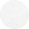 imageKate and Laurel Tira Elegant Round Drink Table 10 x 22 White Marble and Silver Modern Glam Circle Martini Table for Use as a Small Bedroom Nightstand or Living Room Plant Stand OptionBlackWhite