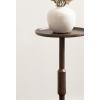 imageKate and Laurel Truxton Modern Round Metal Drink Table 9 x 9 x 22 Bronze Transitional Cast Aluminum Pedestal Table for Use as Indoor Plant Stand or Living Room Decor