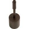 imageKate and Laurel Truxton Modern Round Metal Drink Table 9 x 9 x 22 Bronze Transitional Cast Aluminum Pedestal Table for Use as Indoor Plant Stand or Living Room Decor
