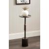 imageKate and Laurel Truxton Modern Round Metal Drink Table 9 x 9 x 22 Bronze Transitional Cast Aluminum Pedestal Table for Use as Indoor Plant Stand or Living Room Decor