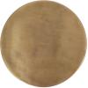 imageKate and Laurel Aja Modern Metal Round Drink Table 9 x 9 x 22 Antique Brass Decorative Geometric Pedestal Table with Circular Tabletop for Use as Metal Indoor Plant StandGold