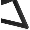 imageKate and Laurel Avery Modern Wooden Round Coffee Table 30 x 30 x 18 Black Decorative Transitional Living Room Coffee Table for Storage and DisplayBlack