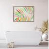 imageKate and Laurel Blake Palma Framed Printed Glass Wall Art by Jessi Raulet of Ettavee 18x24 Natural Decorative Vibrant Glass Nature Art for WallGold