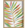 imageKate and Laurel Blake Palma Framed Printed Glass Wall Art by Jessi Raulet of Ettavee 18x24 Natural Decorative Vibrant Glass Nature Art for WallNatural
