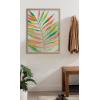 imageKate and Laurel Blake Palma Framed Printed Glass Wall Art by Jessi Raulet of Ettavee 18x24 Natural Decorative Vibrant Glass Nature Art for WallNatural