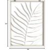 imageKate and Laurel Blake Palma Framed Printed Glass Wall Art by Jessi Raulet of Ettavee 18x24 Natural Decorative Vibrant Glass Nature Art for WallNatural