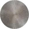 imageKate and Laurel Engles Traditional AdjustableHeight Pedestal Drink Table 10 x 10 x 30 Antique Brass and Black Vintage Round Indoor Metal Plant Stand with Embossed Sunburst PatternSilver