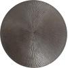 imageKate and Laurel Engles Traditional AdjustableHeight Pedestal Drink Table 10 x 10 x 30 Antique Brass and Black Vintage Round Indoor Metal Plant Stand with Embossed Sunburst PatternPewter