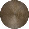 imageKate and Laurel Engles Traditional AdjustableHeight Pedestal Drink Table 10 x 10 x 30 Antique Brass and Black Vintage Round Indoor Metal Plant Stand with Embossed Sunburst PatternGold