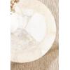 imageKate and Laurel Engles Traditional AdjustableHeight Pedestal Drink Table 10 x 10 x 30 Natural Quartz and Antique Brass Vintage Round Indoor Metal Plant Stand with Authentic Stone Tabletop