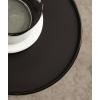 imageKate and Laurel Frisk Modern Round Metal Drink Table 8 x 8 x 23 Black Metal Martini Table with Pedestal Design for Use as Small Indoor Plant Stand or Living Room Accent
