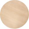 imageKate and Laurel Hendricks Modern Geometric Round Wood Coffee Table 30 x 30 x 19 Light Natural and Black Decorative Circular Living Room Table with Storage for Useful Home Decor