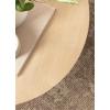 imageKate and Laurel Hendricks Modern Geometric Round Wood Coffee Table 30 x 30 x 19 Light Natural and Black Decorative Circular Living Room Table with Storage for Useful Home Decor