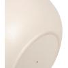 imageKate and Laurel Jia Transitional Round Indoor Planter Pot 11 x 11 x 11 Cream Modern Circular Planter for Indoor Plants for Living Room or Sunroom Decor