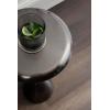 imageKate and Laurel Morizet Modern Round Drink Table 10 x 10 x 22 Gunmetal Transitional Metal Martini Table with Pedestal Design for Use as Small Indoor Plant Stand or Living Room Accent