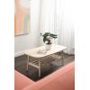 imageKate and Laurel Nilas MidCentury Modern Tiered Rectangle Coffee Table 44 x 22 x 18 Light Natural Transitional TwoTier Rectangular Living Room Table with Storage and Solid Rubberwood Construction