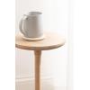 imageKate and Laurel Nisha Modern Mango Wood Round Drink Table 10 x 10 x 22 Dark Brown Transitional Wooden Circle Mini Table for Use as Indoor Plant Stand or Living Room AccentNatural