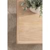 imageKate and Laurel Patresa Traditional Carved Rectangle Wood Coffee Table 36 x 20 x 18 Light Natural Decorative Rectangular Living Room Table with Storage for Useful Home Decor