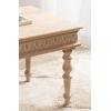 imageKate and Laurel Patresa Traditional Carved Rectangle Wood Coffee Table 36 x 20 x 18 Light Natural Decorative Rectangular Living Room Table with Storage for Useful Home Decor