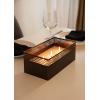imageKate and Laurel Pearce Rectangle Decorative Metal Candle Bowl 11 x 6 x 4 Gray Gunmetal Large ThreeWick Unscented Candle with Decorative Bowl for Living Room DecorPewter