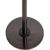 imageKate and Laurel Pianka Decorative Modern Pedestal Round Drink Table 7 x 7 x 22 Gunmetal Cast Aluminum Mini Table with Organic Tabletop Shape for Use as Small Plant Stand or Living Room AccentPewter