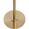 imageKate and Laurel Pianka Decorative Modern Pedestal Round Drink Table 7 x 7 x 22 Gunmetal Cast Aluminum Mini Table with Organic Tabletop Shape for Use as Small Plant Stand or Living Room AccentGold