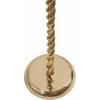 imageKate and Laurel Ropa Transitional Round Pedestal Drink Table 9 x 9 x 22 Black Decorative Cast Aluminum Mini Table with Spiral Rope Design for Use as Indoor Plant Stand or Living Room AccentGold