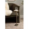 imageKate and Laurel Ropa Transitional Round Pedestal Drink Table 9 x 9 x 22 Black Decorative Cast Aluminum Mini Table with Spiral Rope Design for Use as Indoor Plant Stand or Living Room AccentGold