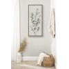 imageKate and Laurel Sylvie Eucalyptus Botanical I Framed Canvas Wall Art by The Creative Bunch Studio 18x40 Panel Gold Decorative Plant ArtGold