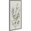 imageKate and Laurel Sylvie Eucalyptus Botanical I Framed Canvas Wall Art by The Creative Bunch Studio 18x40 Panel Gold Decorative Plant ArtGray