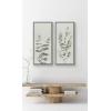 imageKate and Laurel Sylvie Eucalyptus Botanical I Framed Canvas Wall Art by The Creative Bunch Studio 18x40 Panel Gold Decorative Plant ArtGray