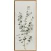 imageKate and Laurel Sylvie Eucalyptus Botanical I Framed Canvas Wall Art by The Creative Bunch Studio 18x40 Panel Gold Decorative Plant ArtNatural