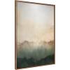 imageKate and Laurel Sylvie Green Mountain Abstract I Framed Canvas Wall Art by Amy Lighthall 315x415 Gold Soft Mountain Landscape Art for WallGold