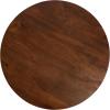 imageKate and Laurel Talcott Modern Tiered Round Coffee Table 28 x 28 x 18 Walnut Brown Transitional TwoTier Circle Living Room Table with Storage and Mango Wood ConstructionWalnut Brown