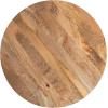 imageKate and Laurel Talcott Modern Tiered Round Coffee Table 28 x 28 x 18 Walnut Brown Transitional TwoTier Circle Living Room Table with Storage and Mango Wood ConstructionNatural