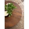imageKate and Laurel Talcott Modern Tiered Round Coffee Table 28 x 28 x 18 Walnut Brown Transitional TwoTier Circle Living Room Table with Storage and Mango Wood ConstructionWalnut Brown